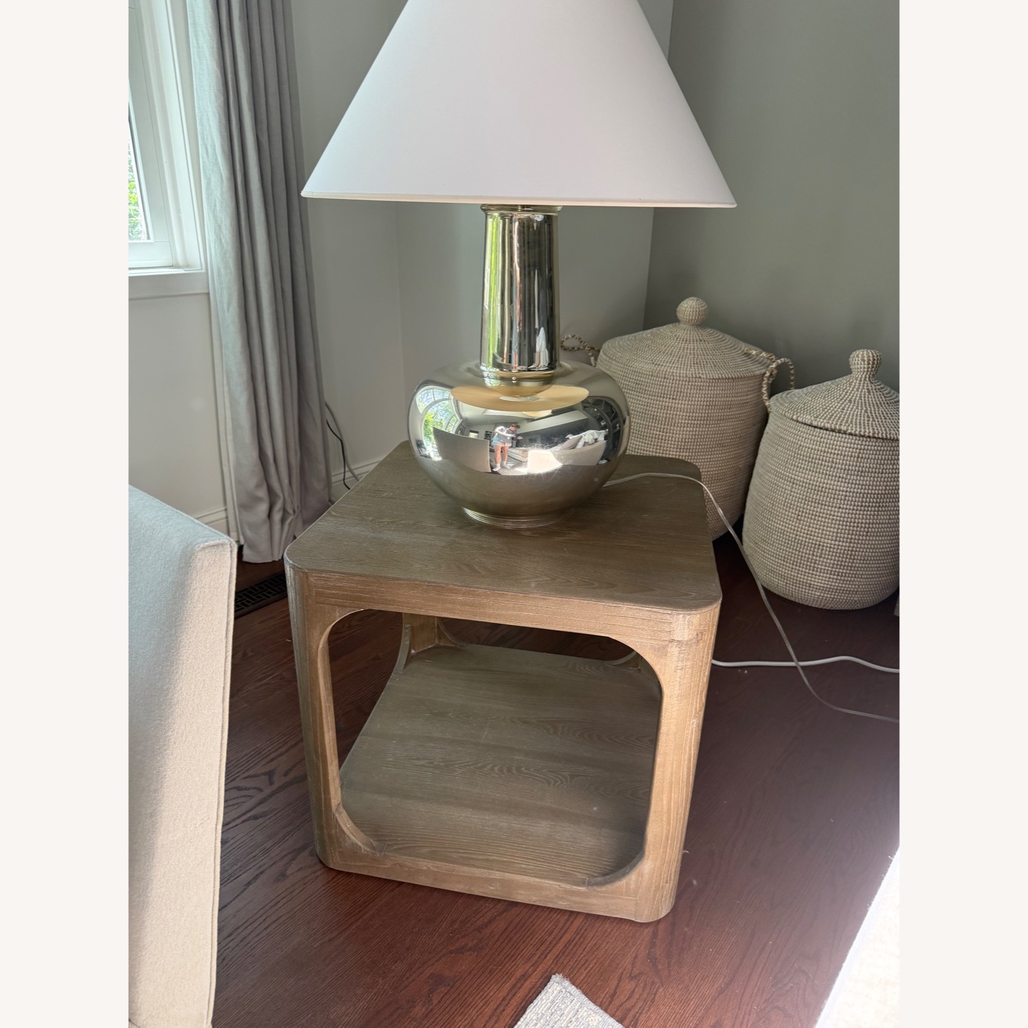  RH Martens Square Side Tables - image-1