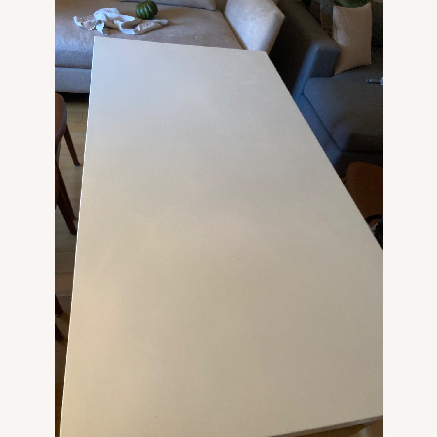 CB2 Aqua Virgo 72" Rectangular White Dining Table - image-5