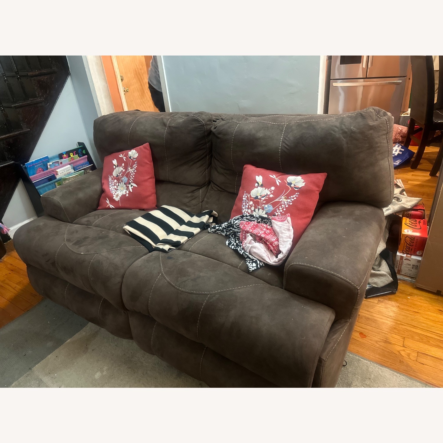 Bob's Discount Furniture Gibson Gibson Electric Reclining Loveseat - image-2