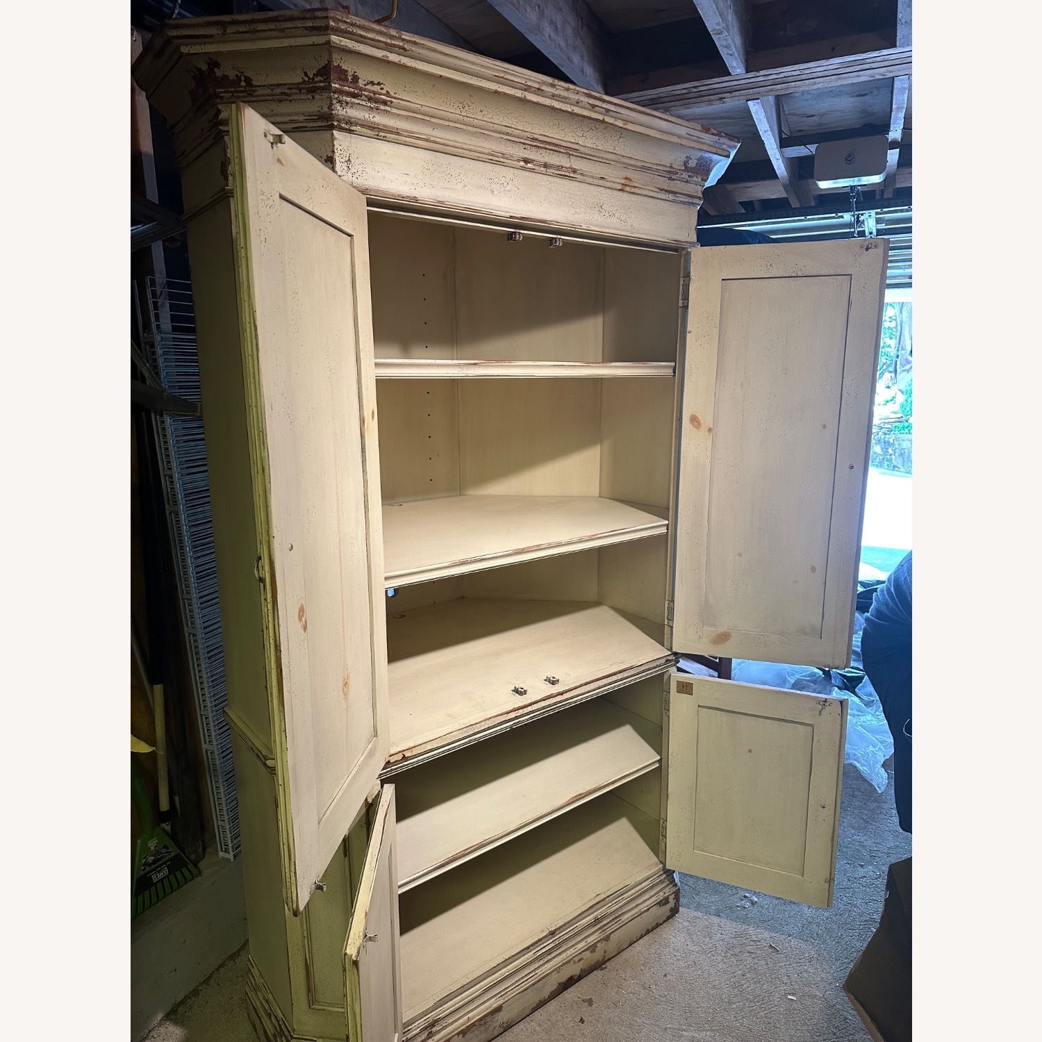 Habersham Corner Armoire Wardrobe - image-6