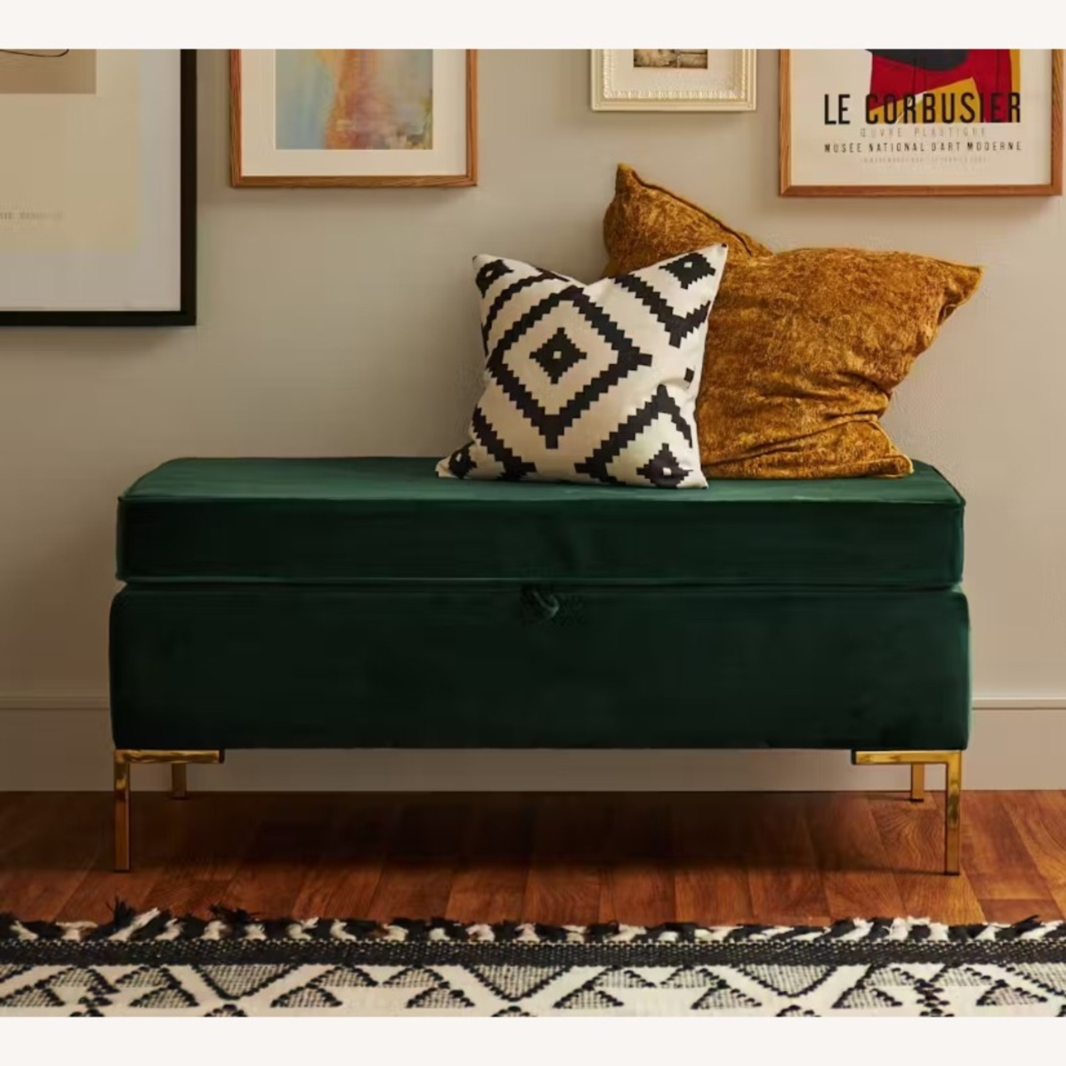 Dee Bench with Storage - image-1