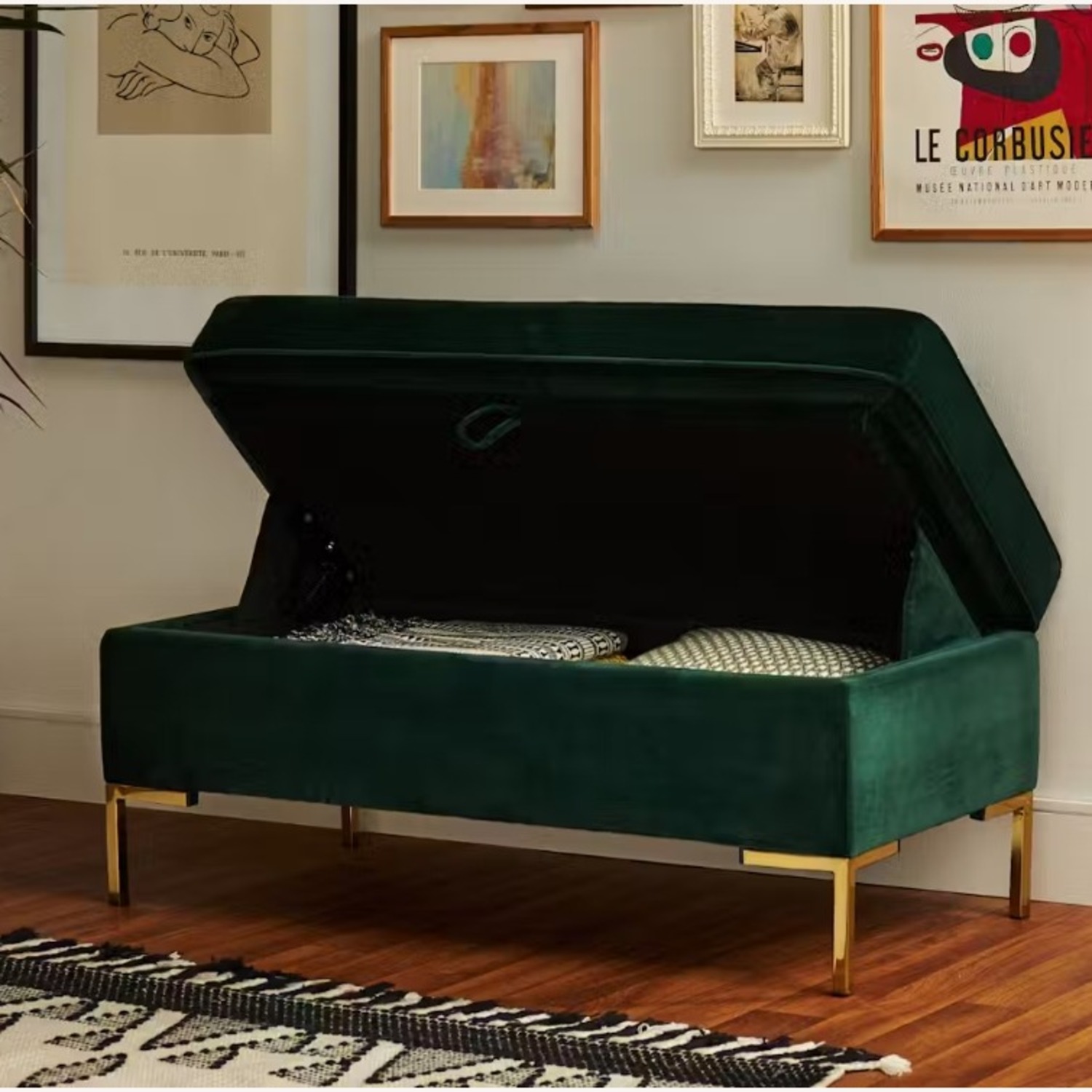 Dee Bench with Storage - image-2