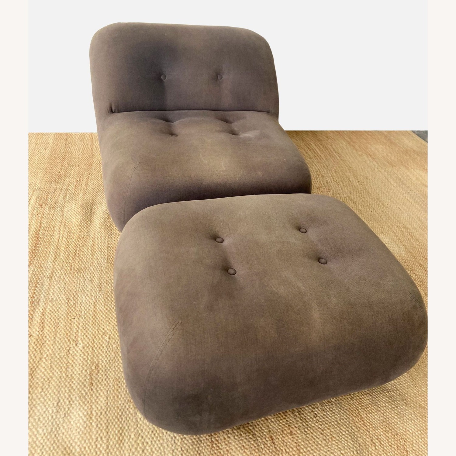 Soriana Style Lounge Chair and Ottoman - image-3