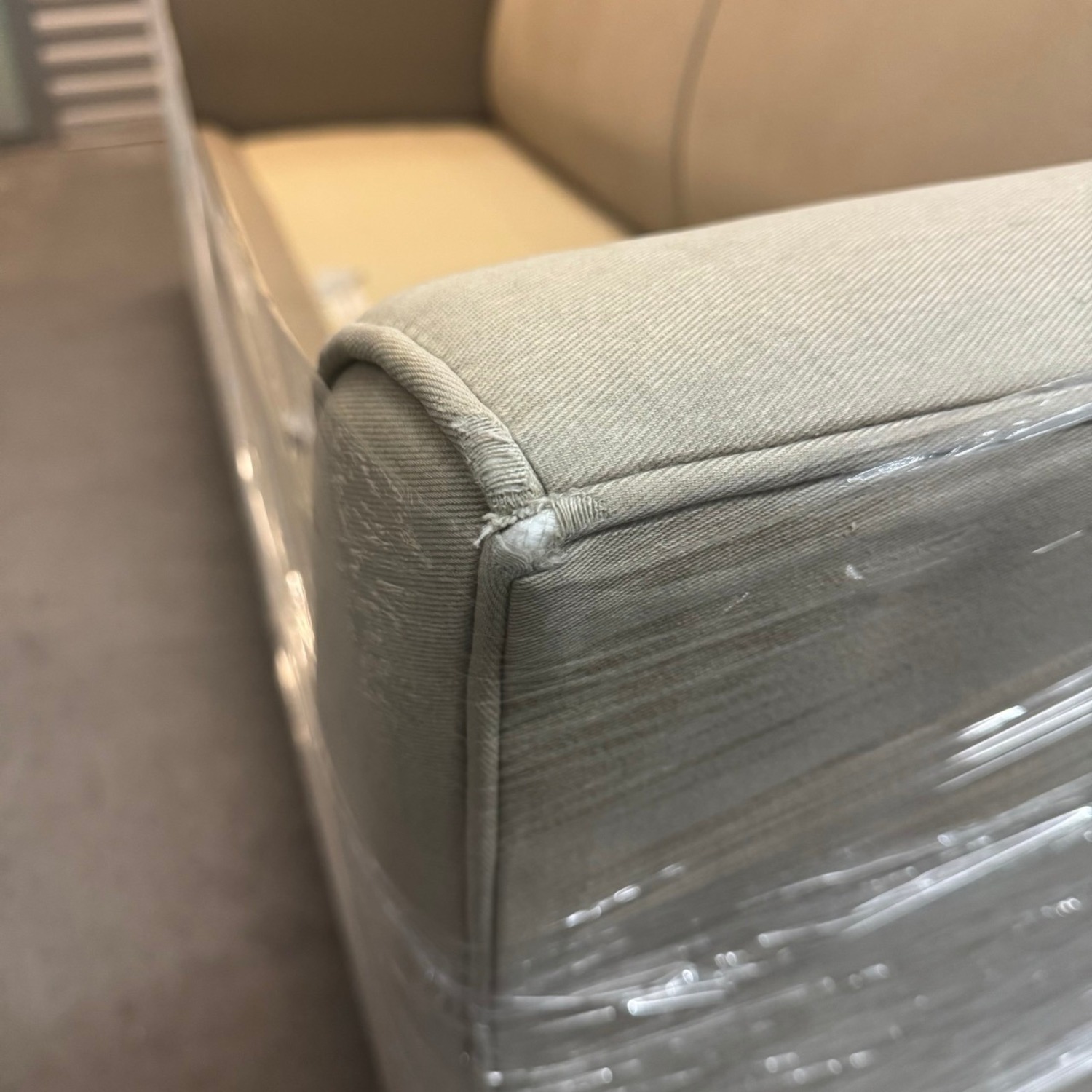 Pottery Barn Greenwich Sofa in Sage Green - image-8