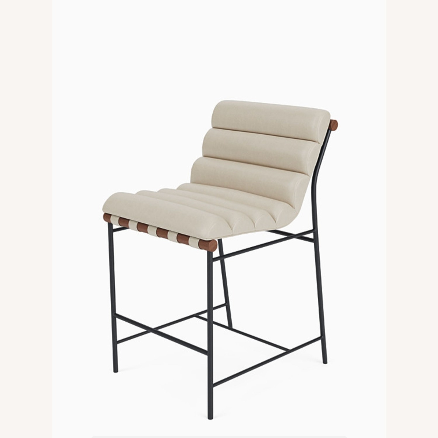 Modern Vail Leather Barstool by Denver Modern - image-1