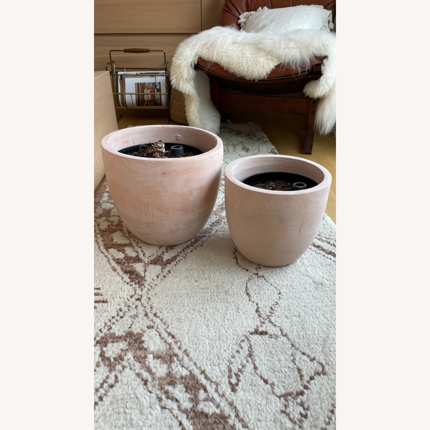 Large Blush Ceramic Planter Kit - image-7