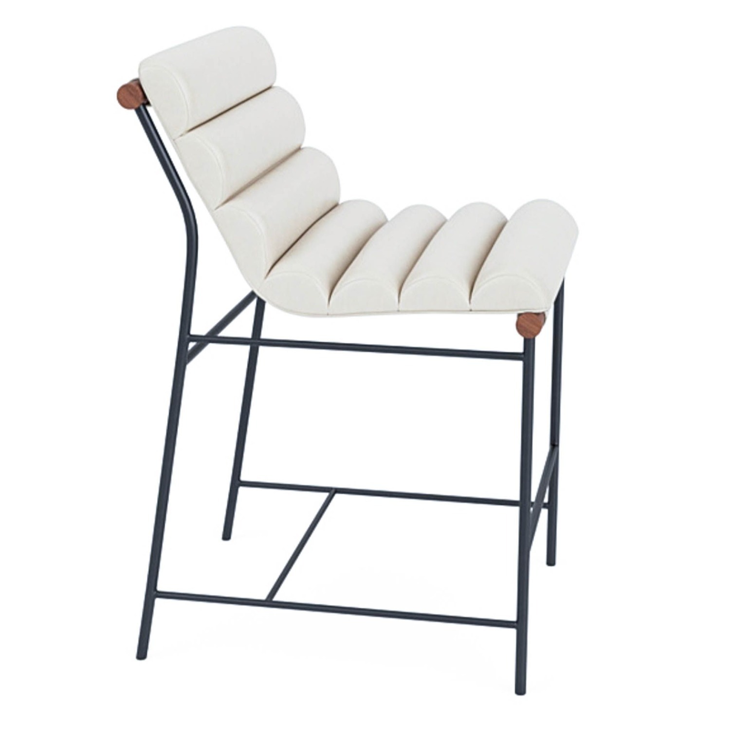 Modern Vail Leather Barstool by Denver Modern - image-2