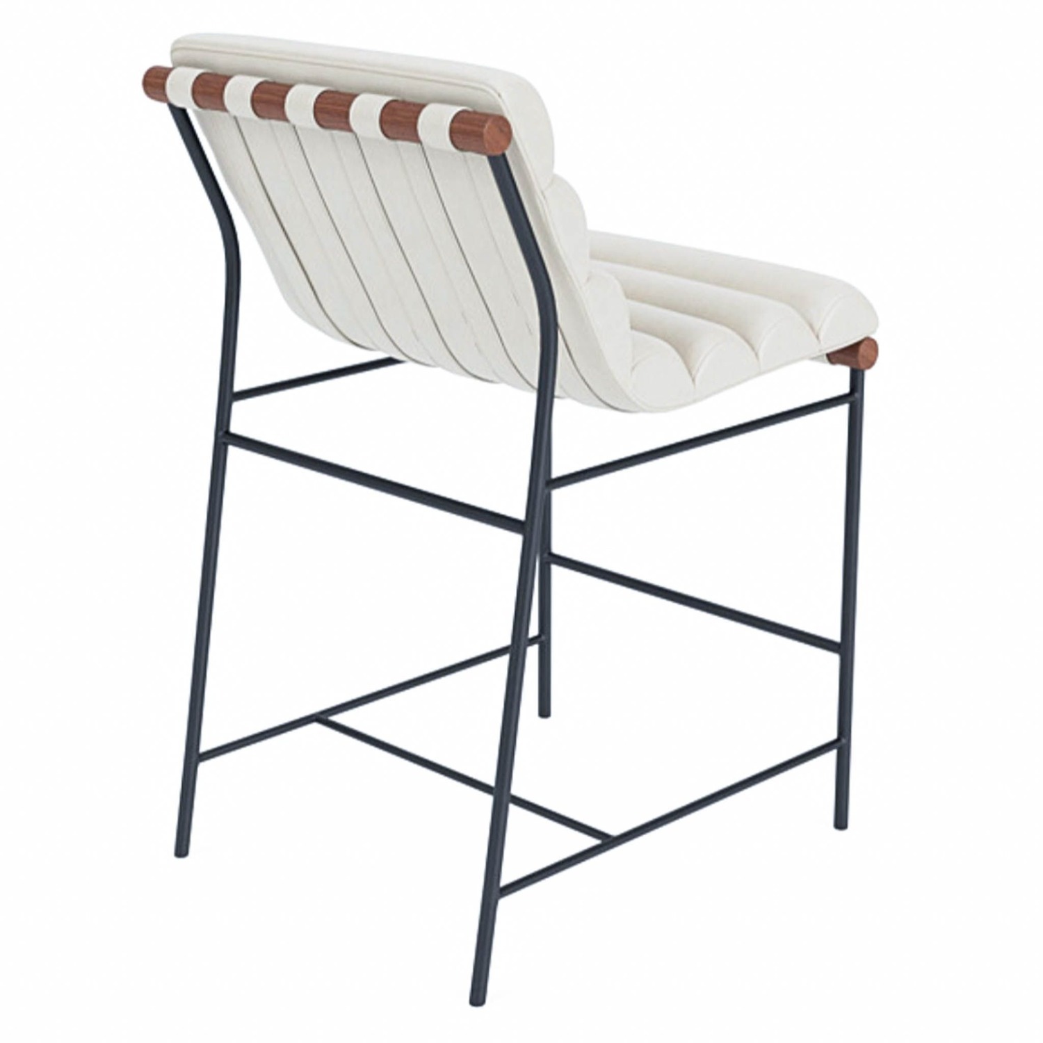 Modern Vail Leather Barstool by Denver Modern - image-4