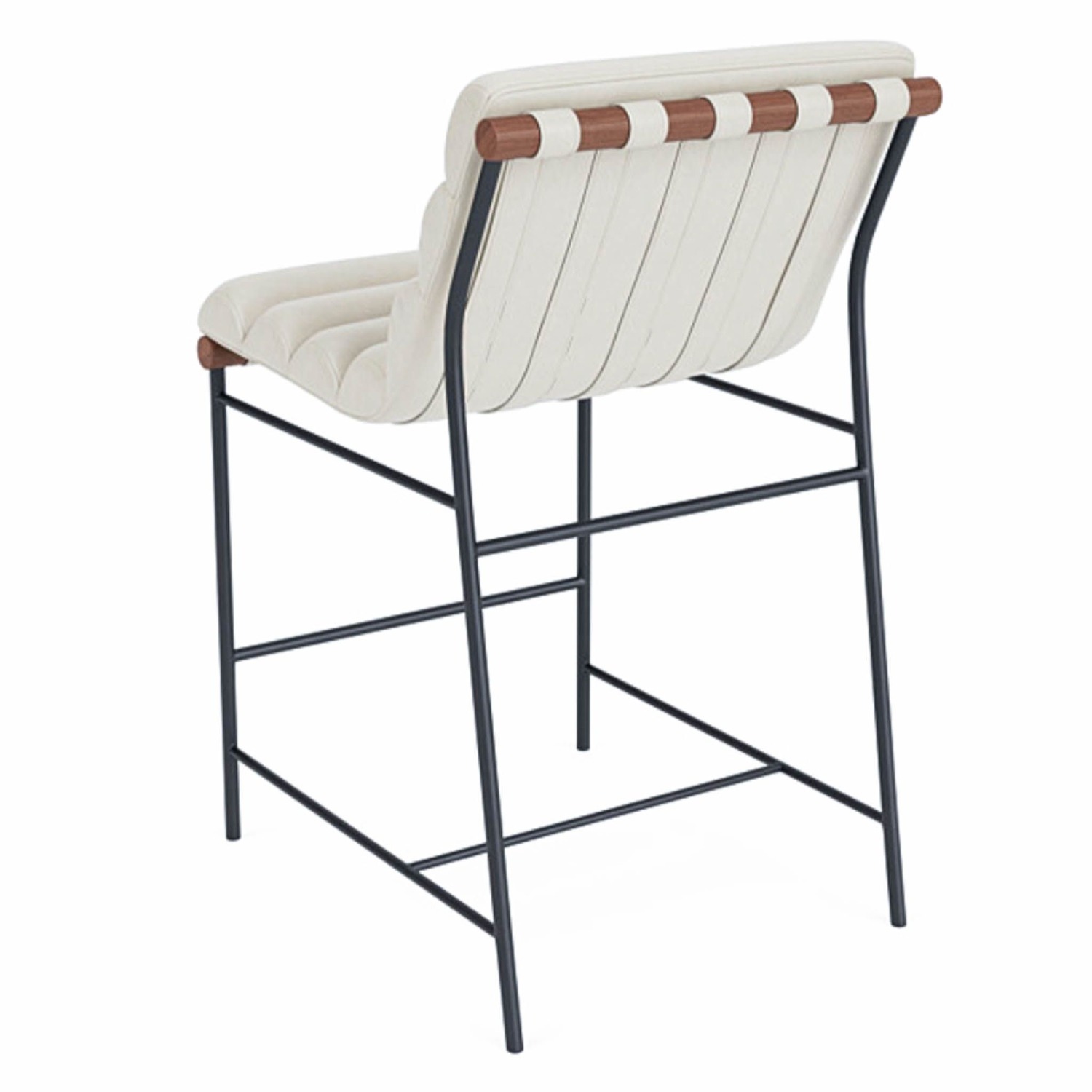 Modern Vail Leather Barstool by Denver Modern - image-3