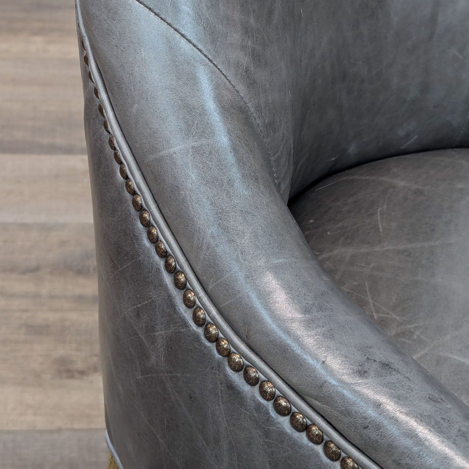 Restoration Hardware 10-piece Leather Parsons Chairs - image-16