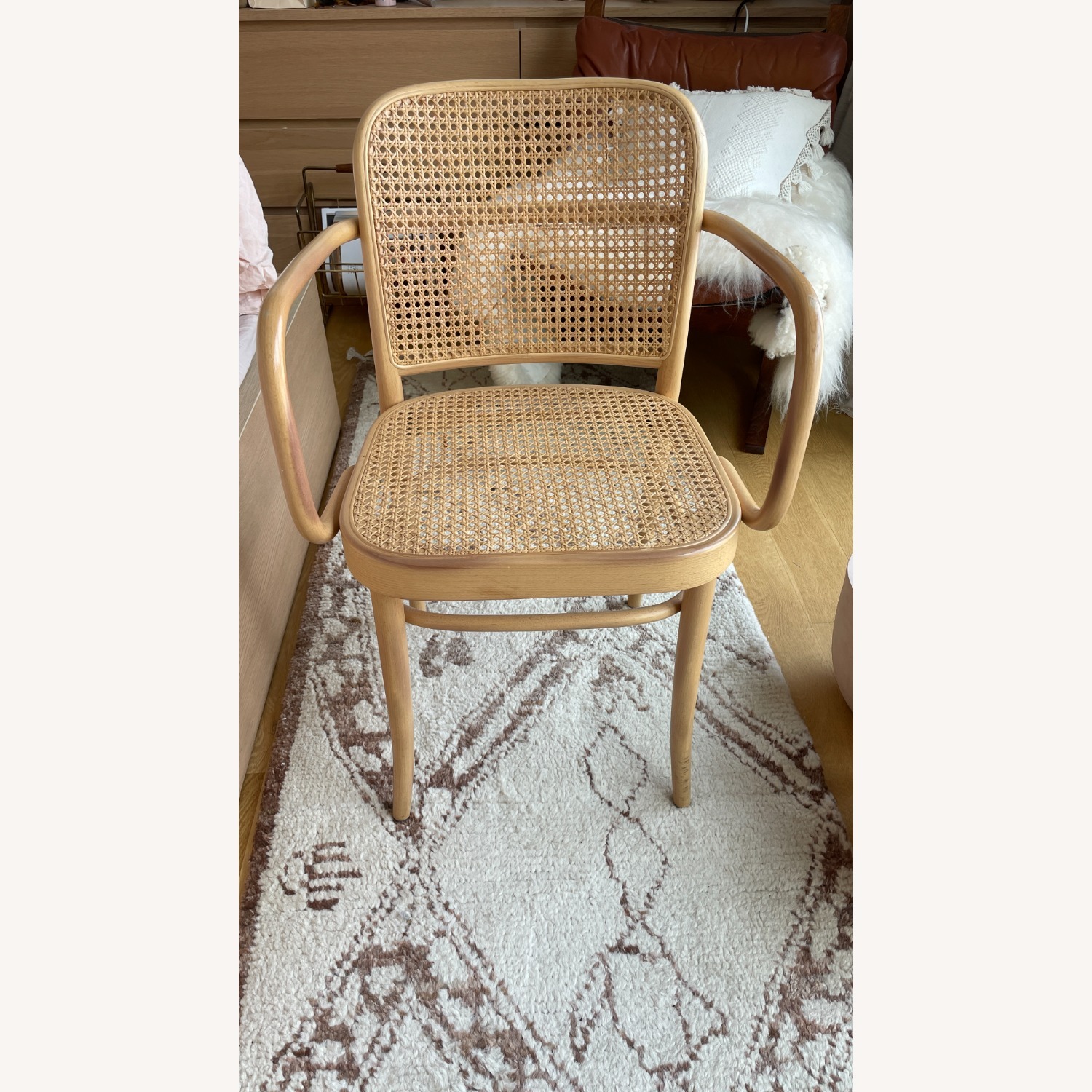 Natural Rattan Hoffmann Chair from DWR - image-0