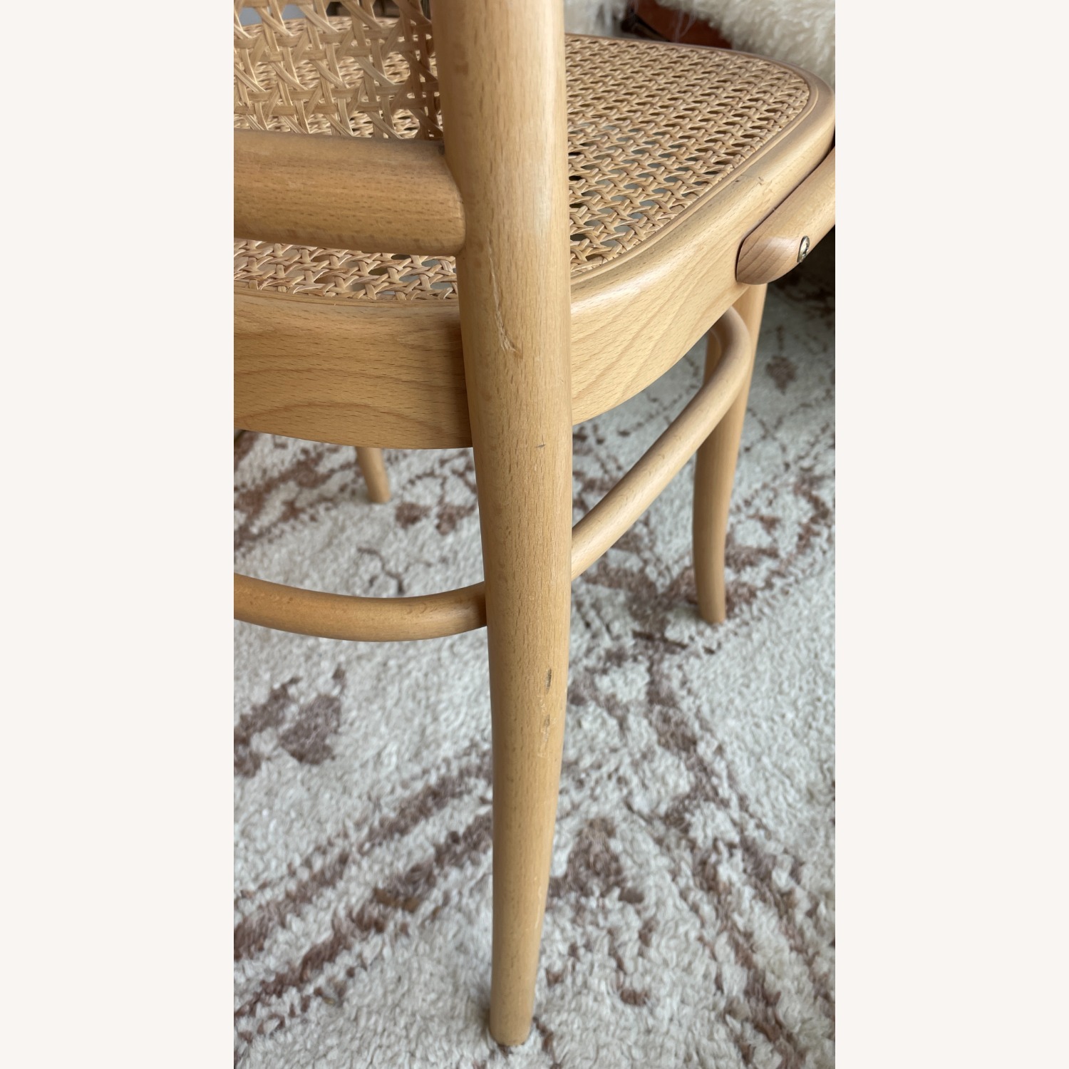 Natural Rattan Hoffmann Chair from DWR - image-4