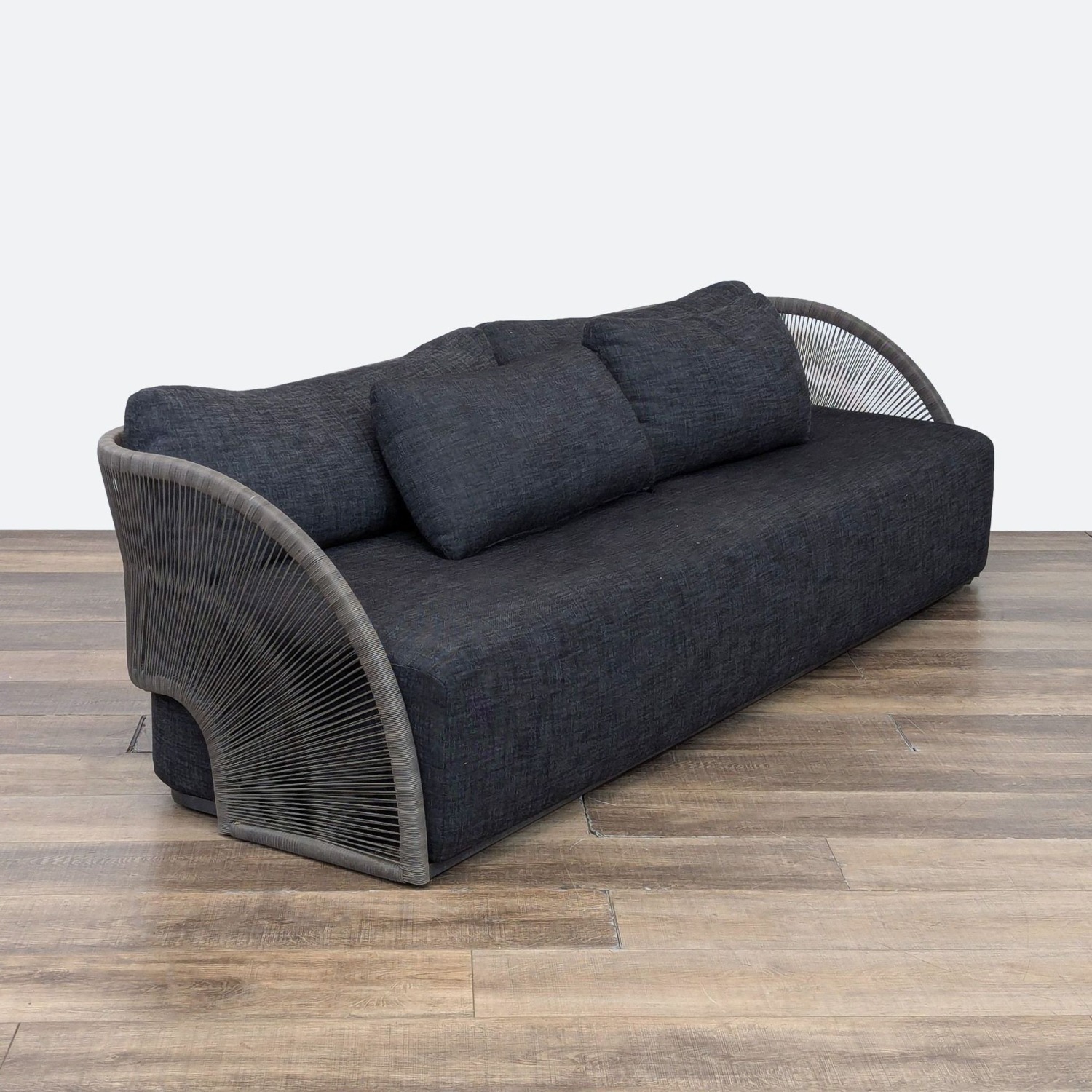 Restoration Hardware Pavona Outdoor Sofa - image-6