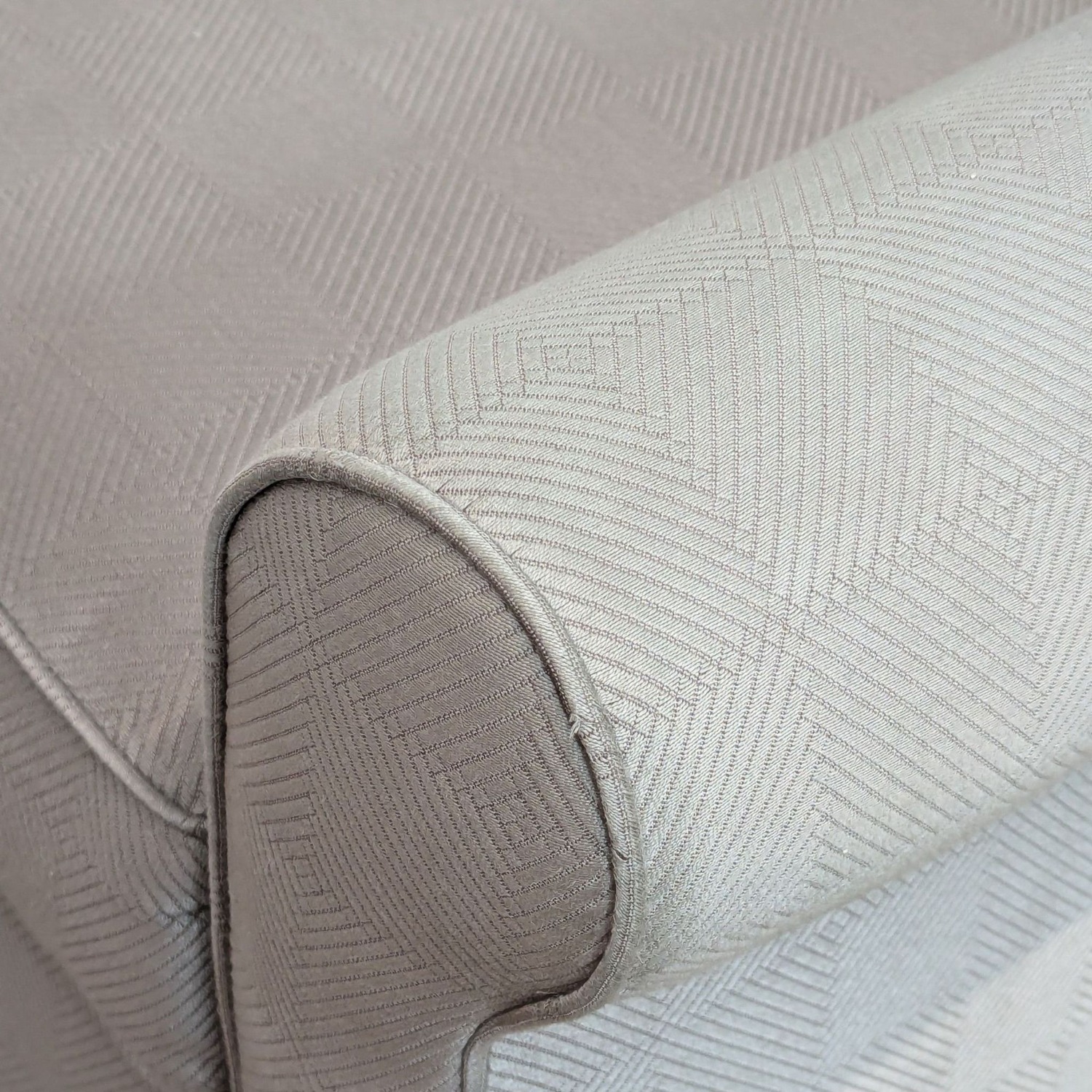 Crate & Barrel Classic Rolled Arm Chair inTextured - image-4