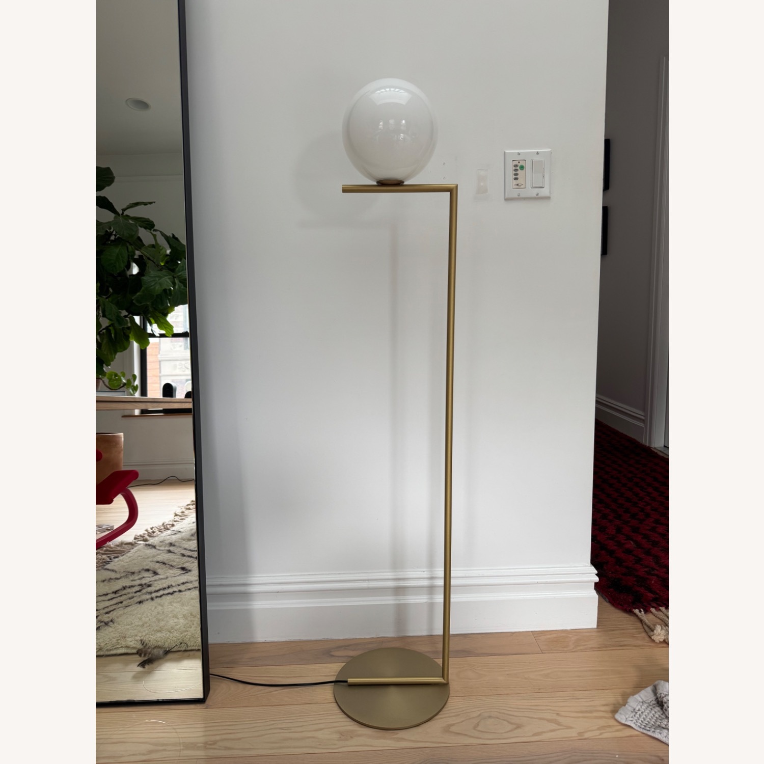 Flos Brass IC Floor Lamp - image-1