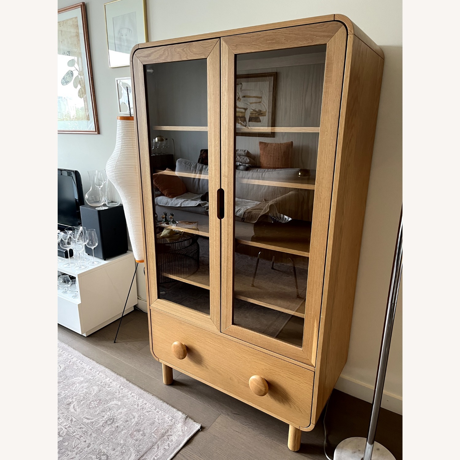 Urban Outfitters Tabitha Wood Storage Cabinet - image-1