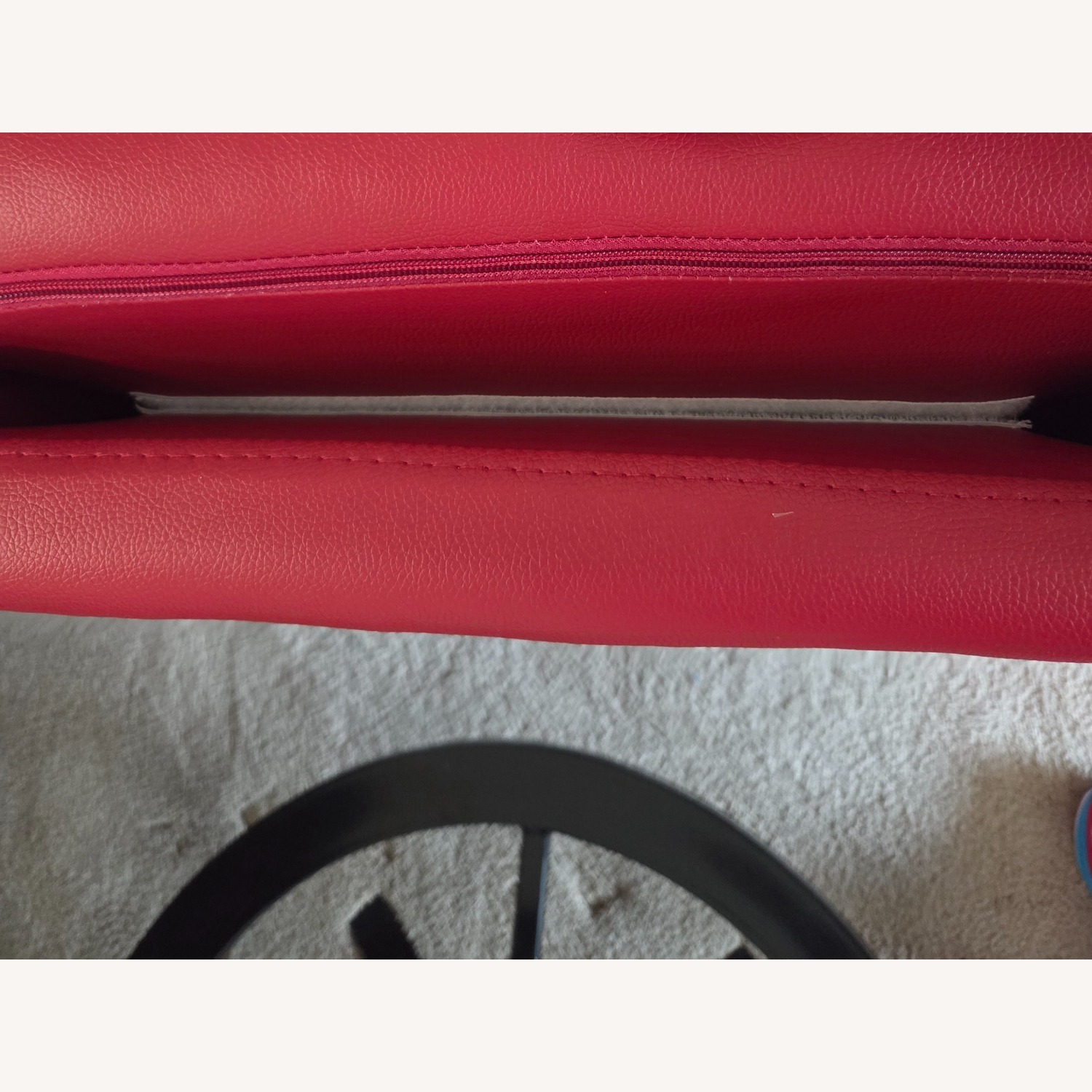 Red Rocker Swivel Bar Stools (Counter Height) - image-21