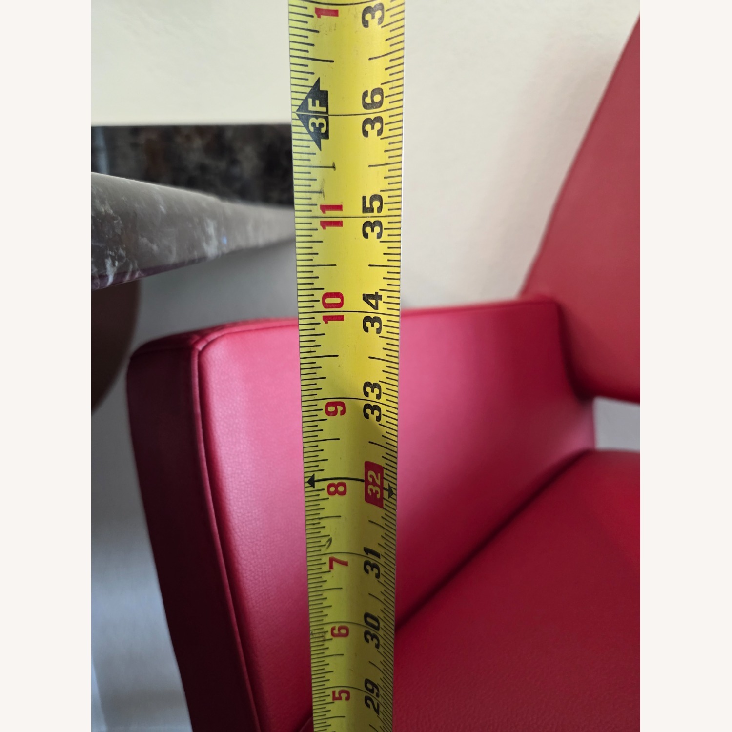 Red Rocker Swivel Bar Stools (Counter Height) - image-10