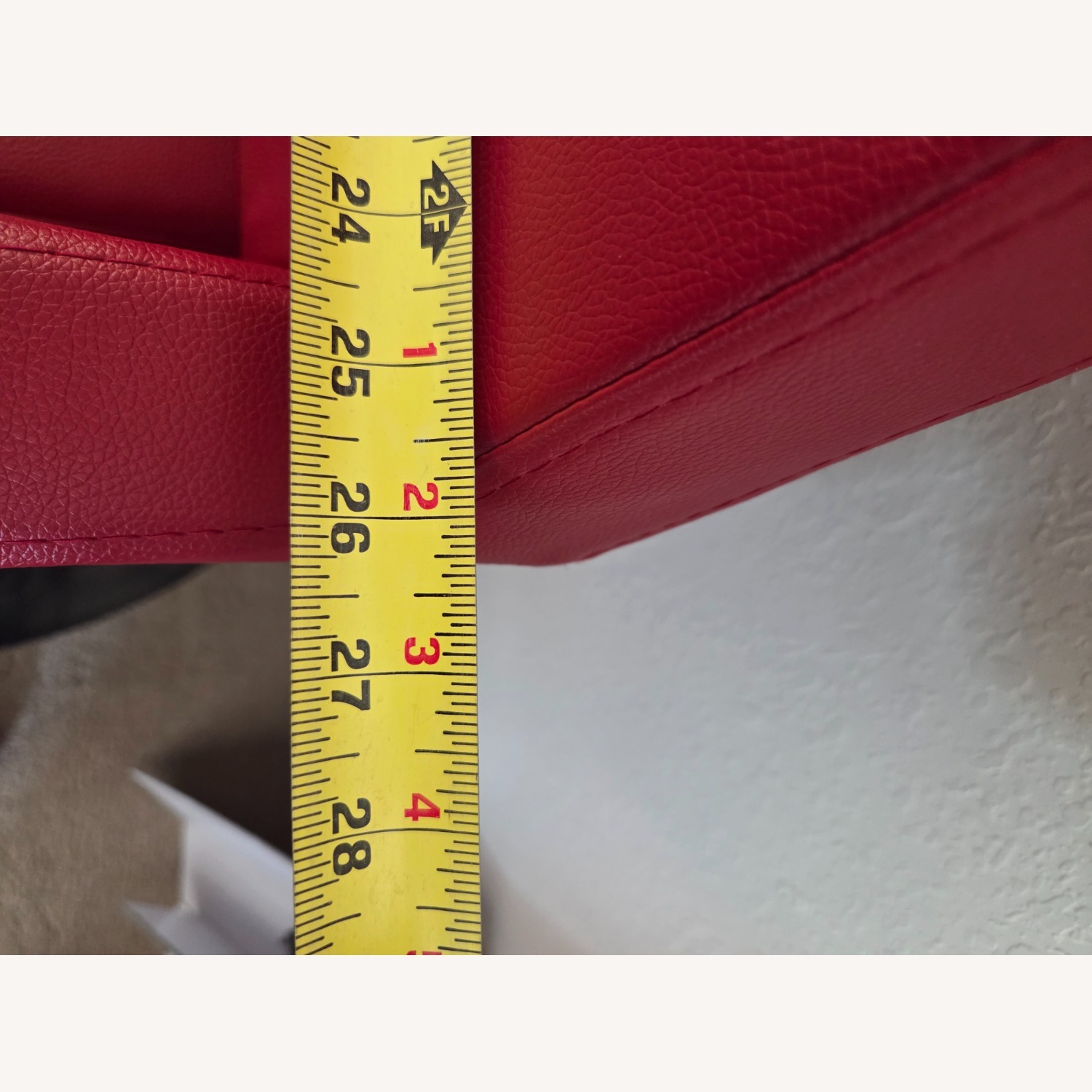 Red Rocker Swivel Bar Stools (Counter Height) - image-7