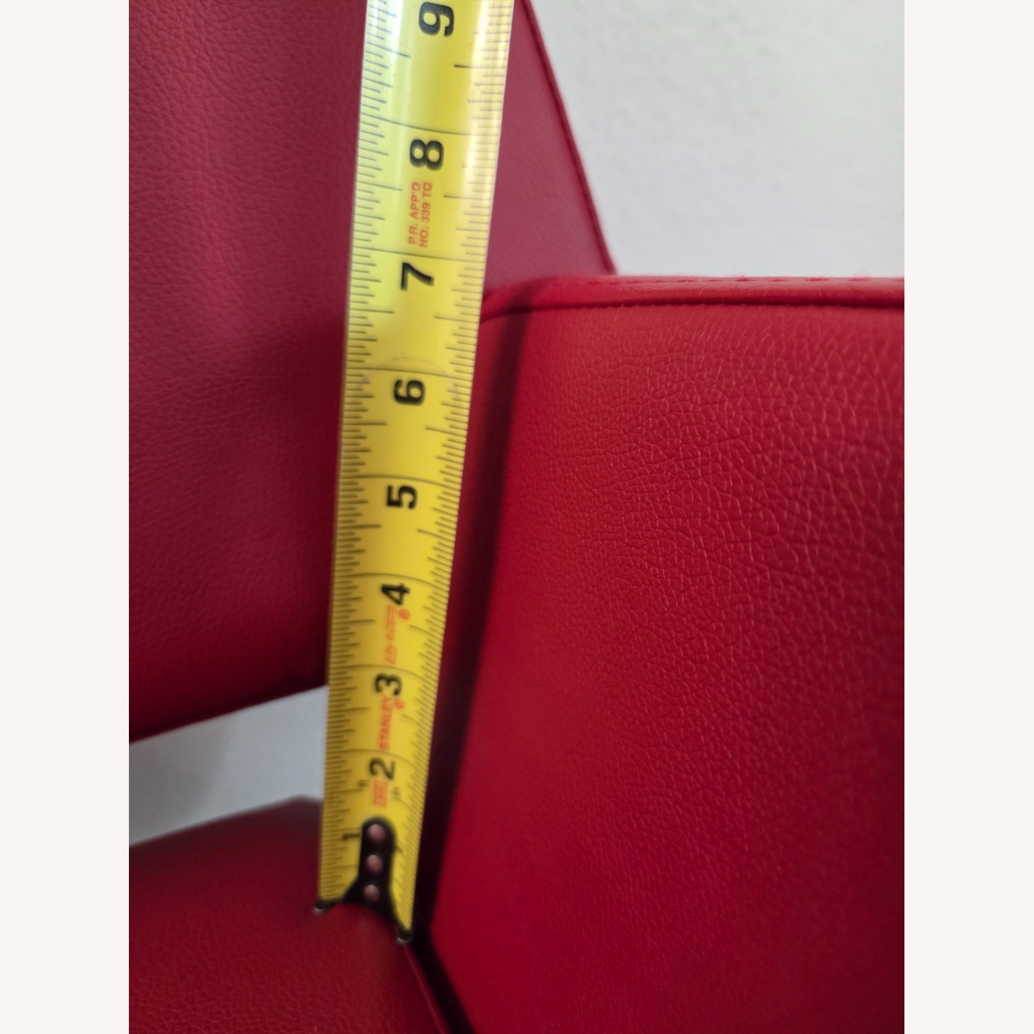 Red Rocker Swivel Bar Stools (Counter Height) - image-9