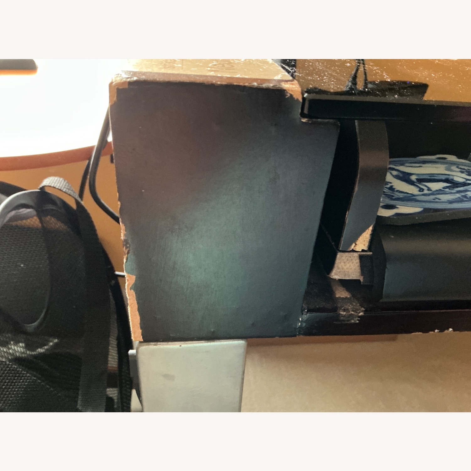 Wide Sturdy Desk with Glass Top - image-2