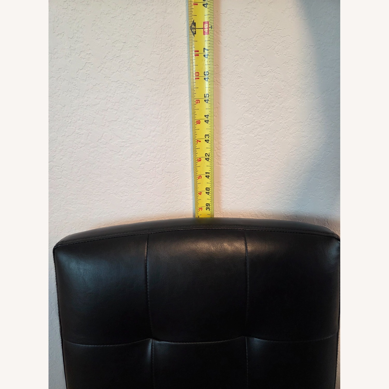 Black Tufted Kitchen/Decorative Cushion Chairs - image-8