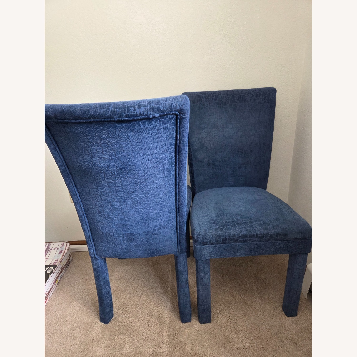 Blue Kitchen or Decorative Cushion Chairs - image-3