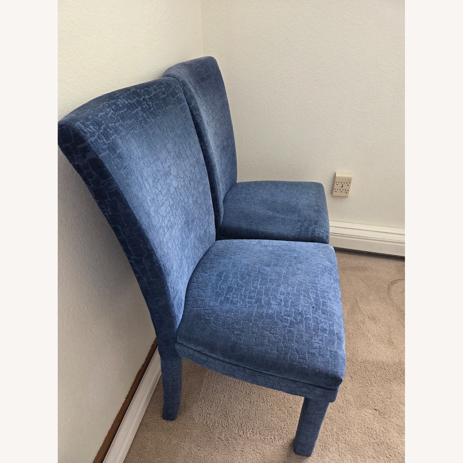 Blue Kitchen or Decorative Cushion Chairs - image-2