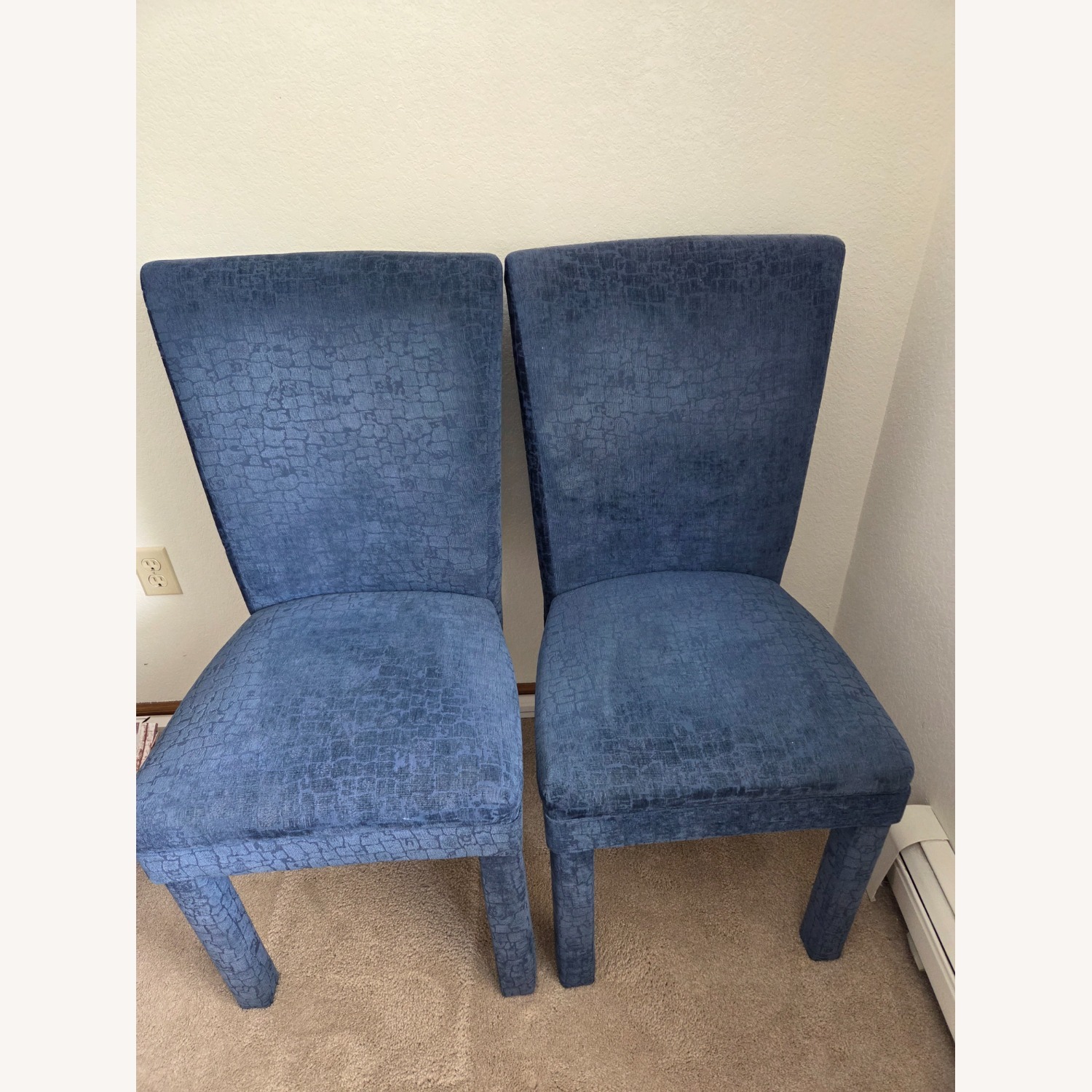 Blue Kitchen or Decorative Cushion Chairs - image-1