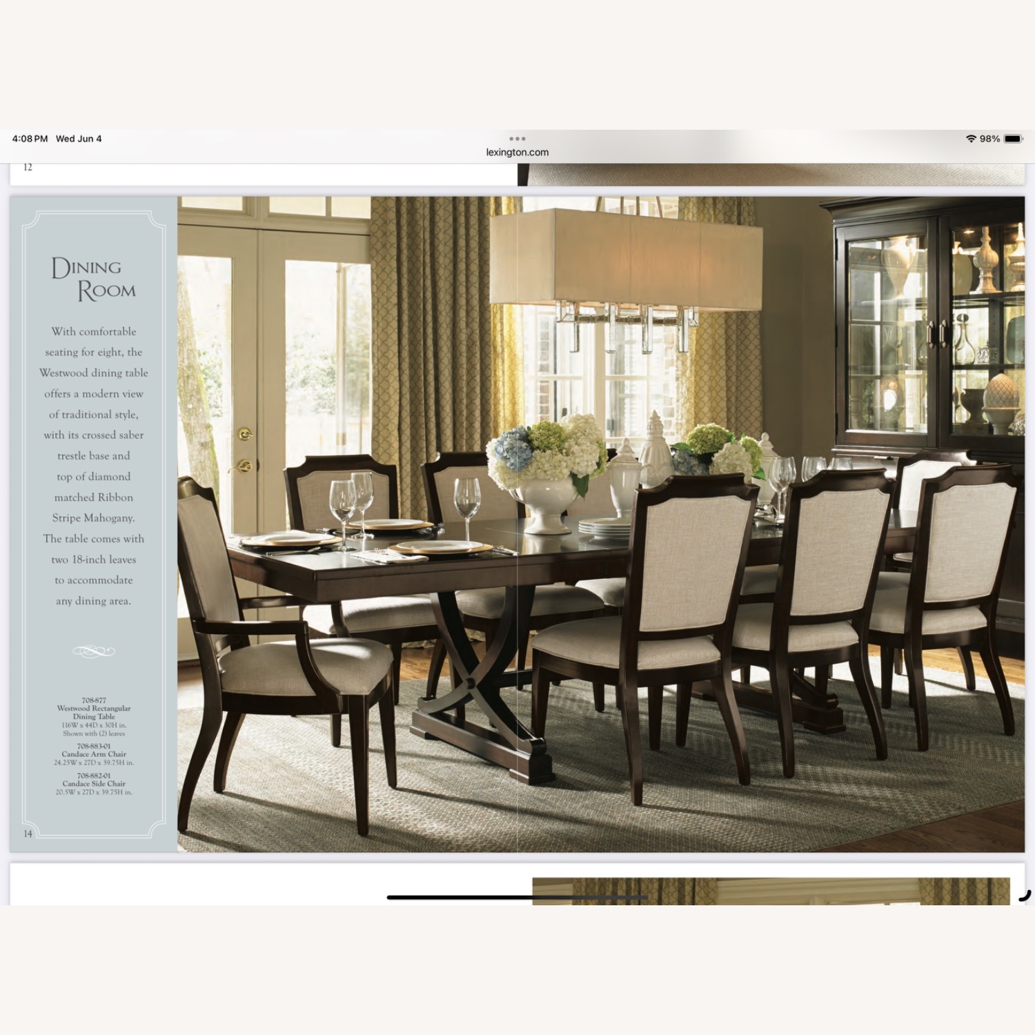 Lexington Dining Table with 8 Chairs  - image-5