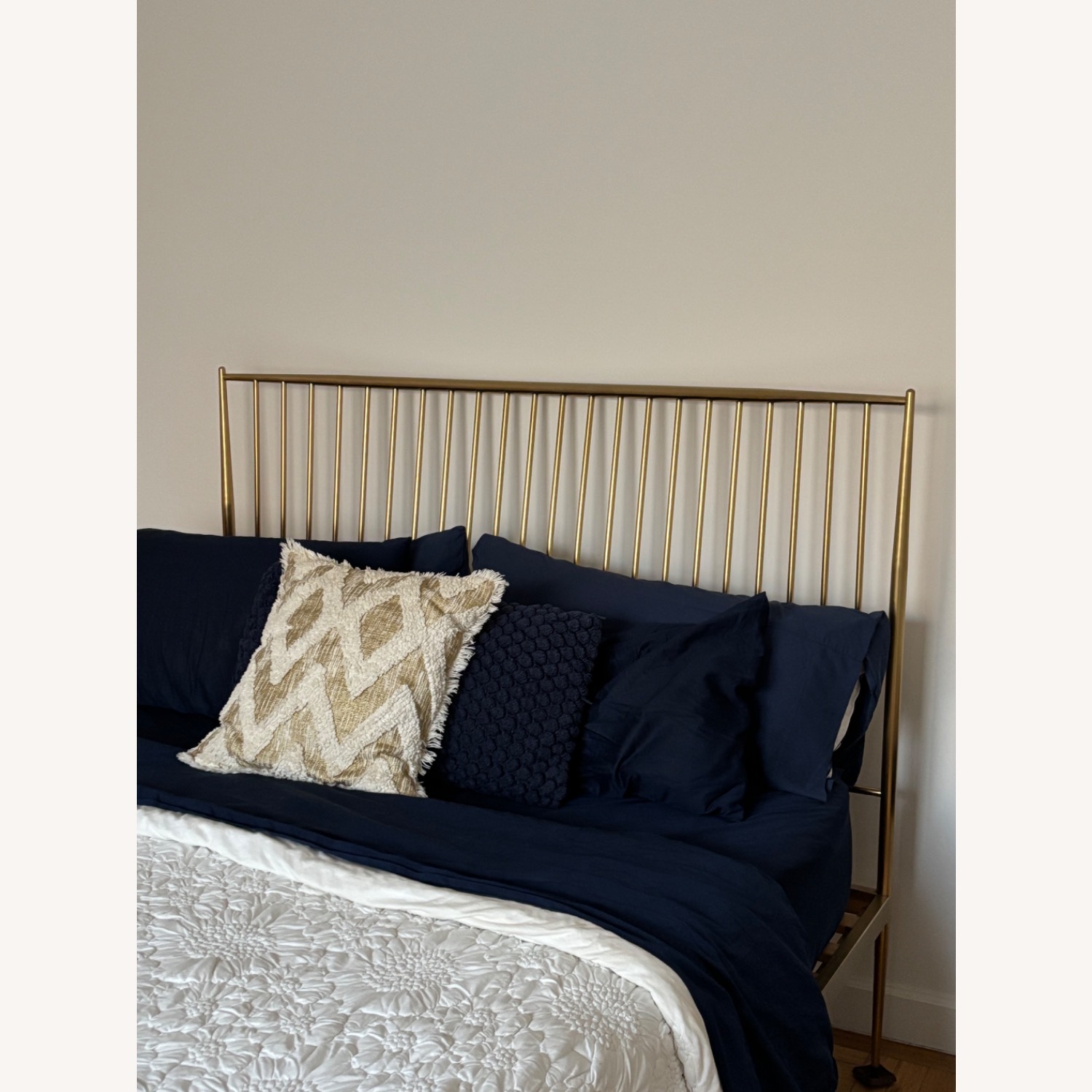 West Elm Stella Gold Bed - image-2