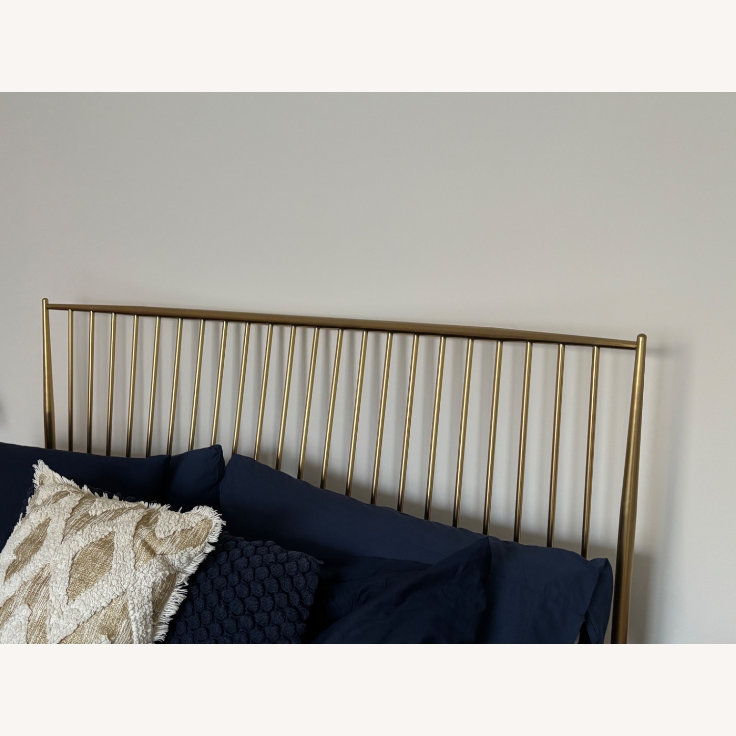 West Elm Stella Gold Bed - image-3