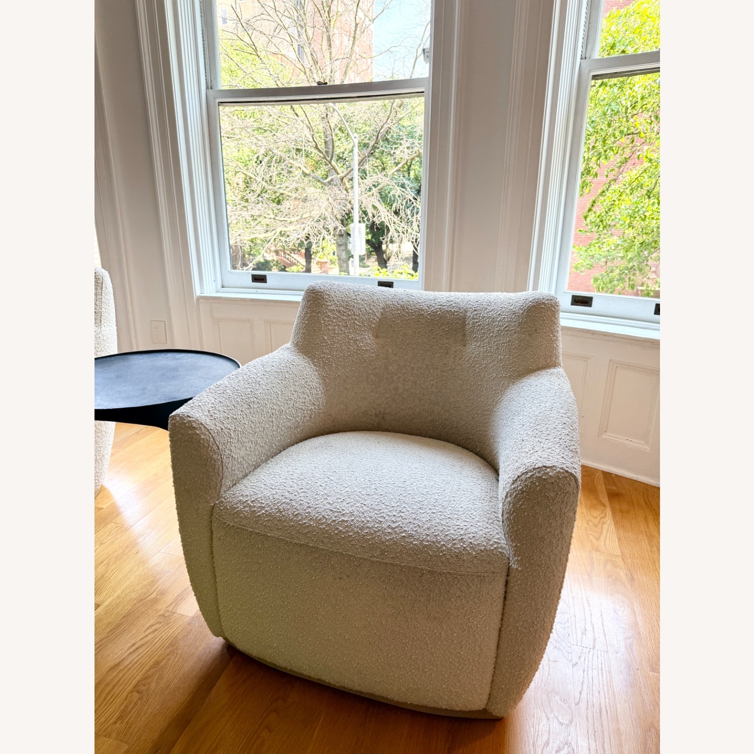 Pair of McGee and Co Alford Boucle Armchairs - image-8