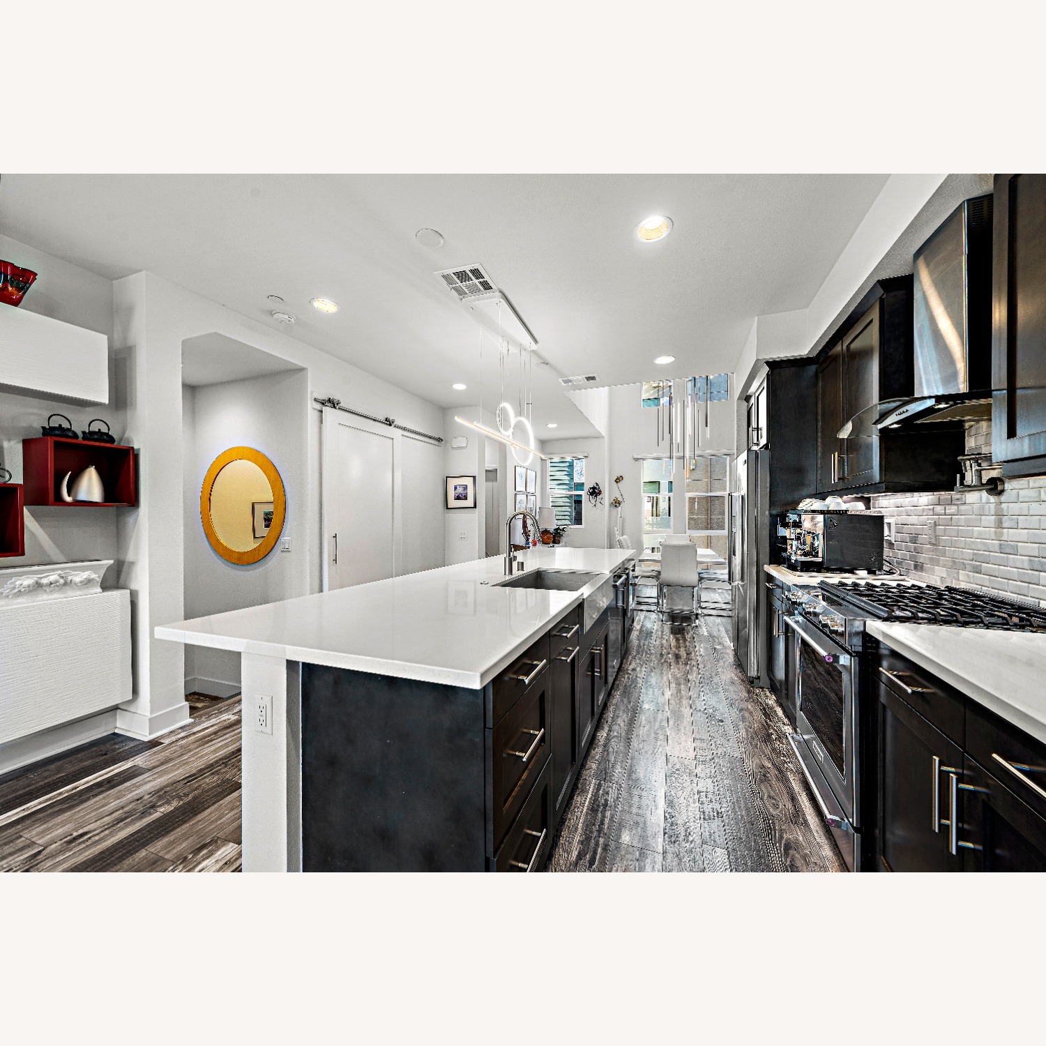 Carrera Marble Dining Table & 6 Chairs - image-3