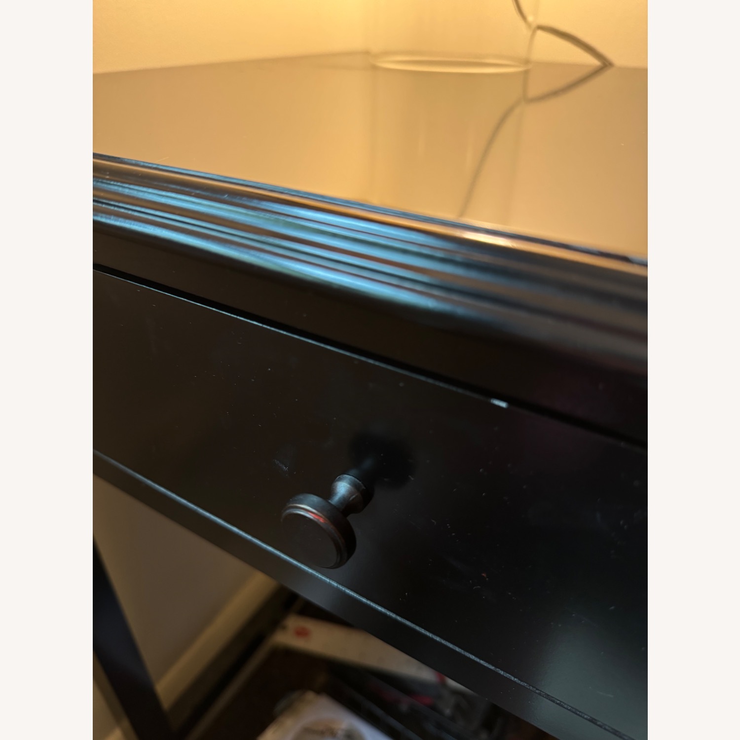 Target Black Desk W Drawer - image-3