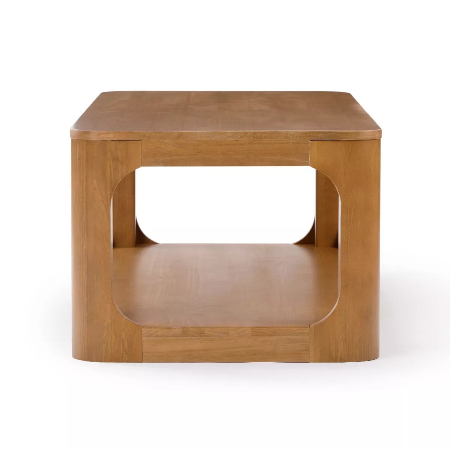 Solid Wood Forma Coffee Table,  with Storage Shelf - image-2
