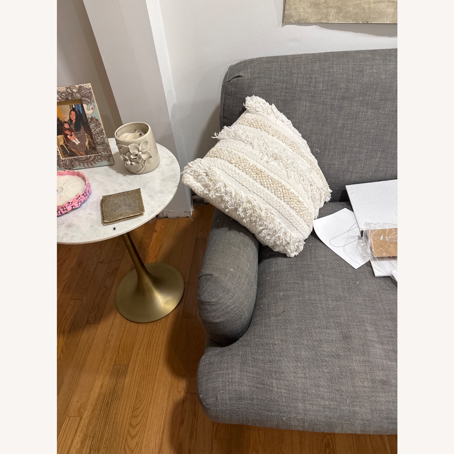 Restoration Hardware Large Duck Feather Sofa - image-5