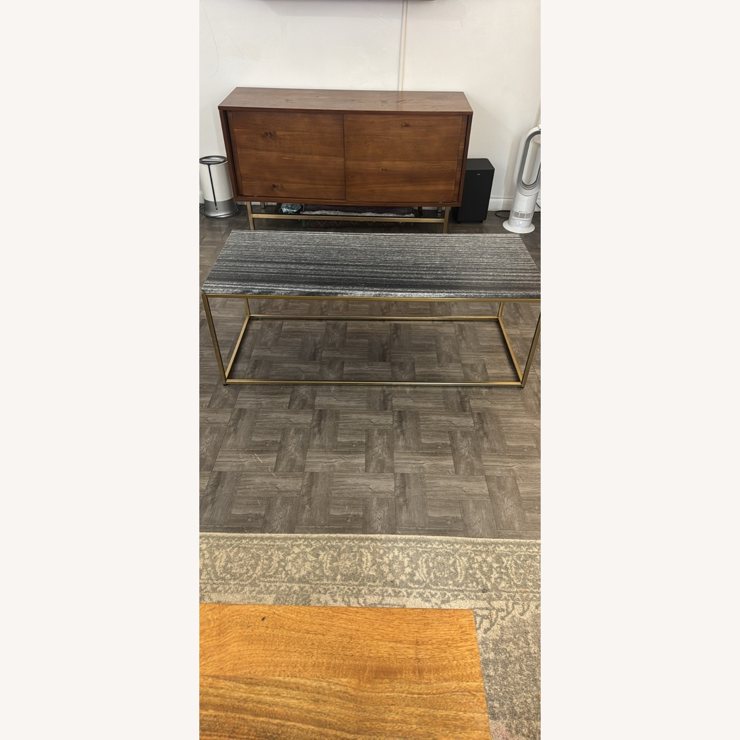 West Elm Marble Coffee Table - image-1