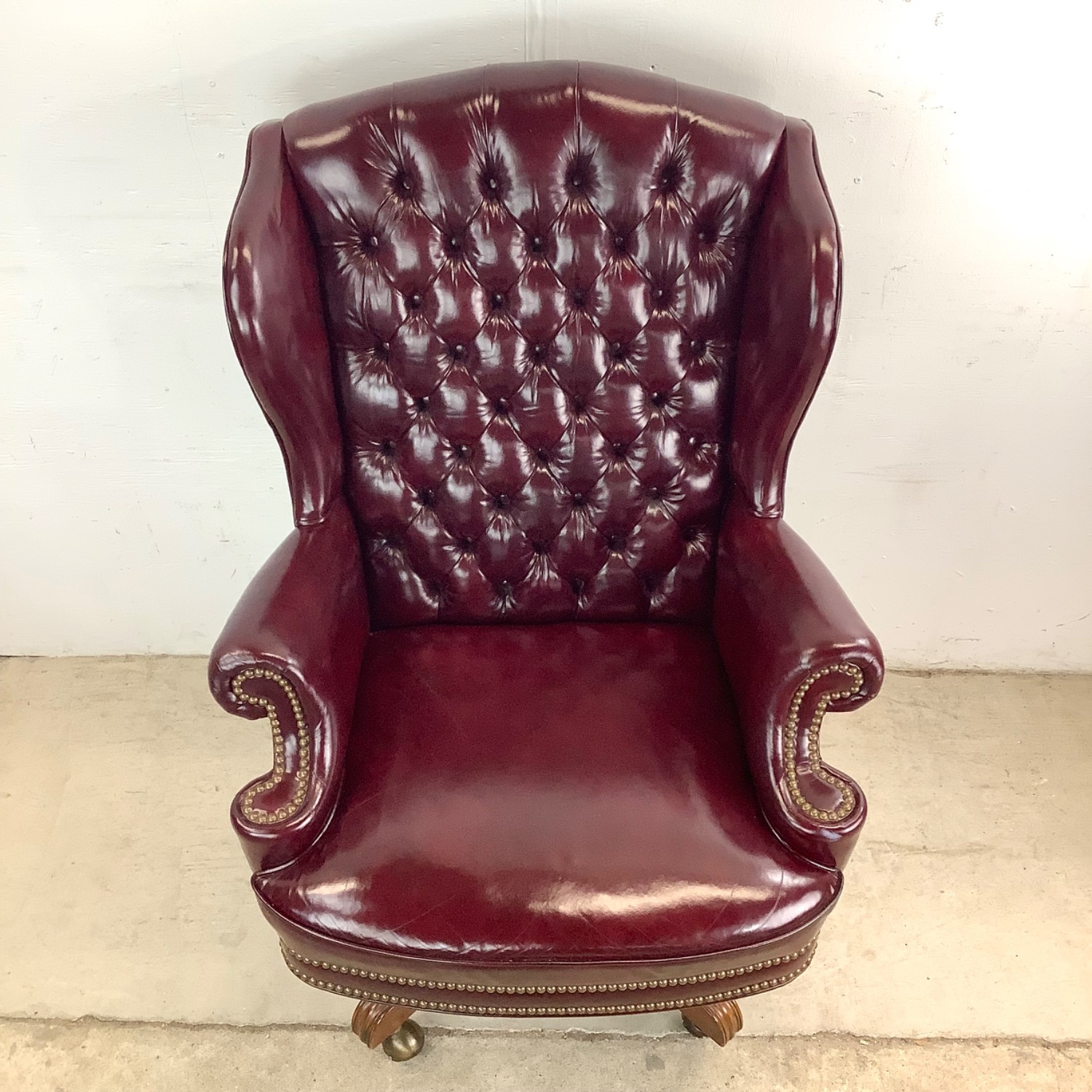 Tufted Chesterfield Executive Desk Chair - image-2