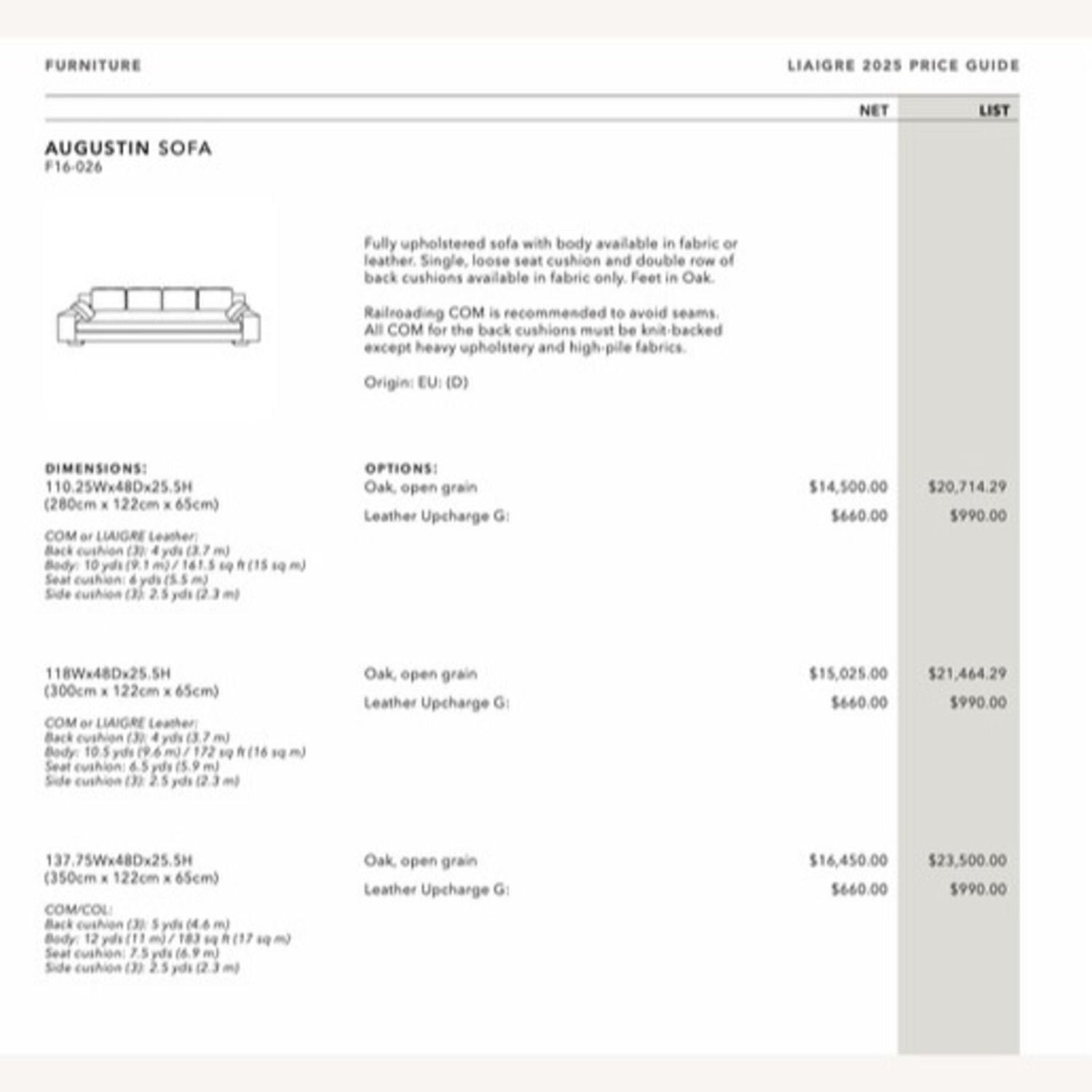 Liaigre Augustin Sofa - image-3