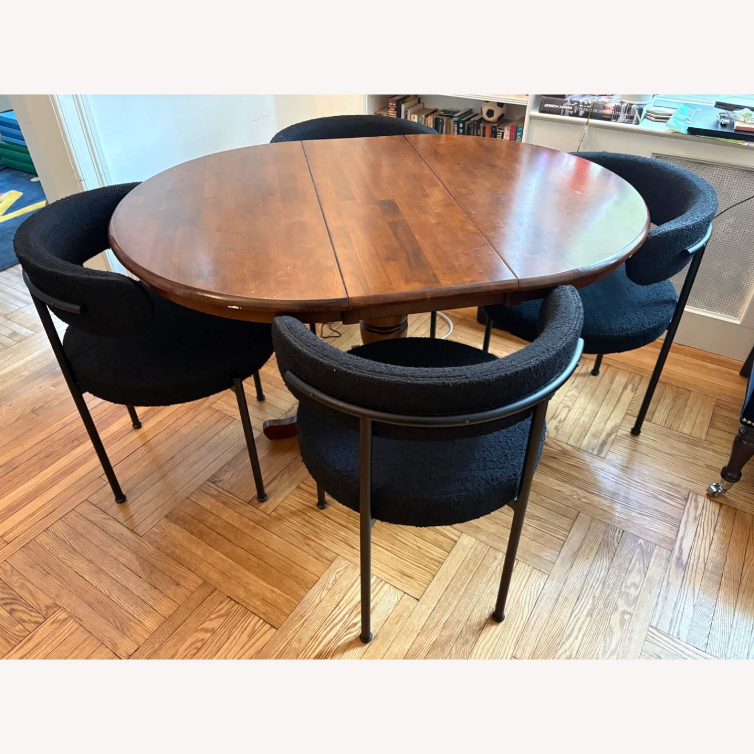 CB2 Inesse Boucle Dining Chairs, Set of 4 - image-2