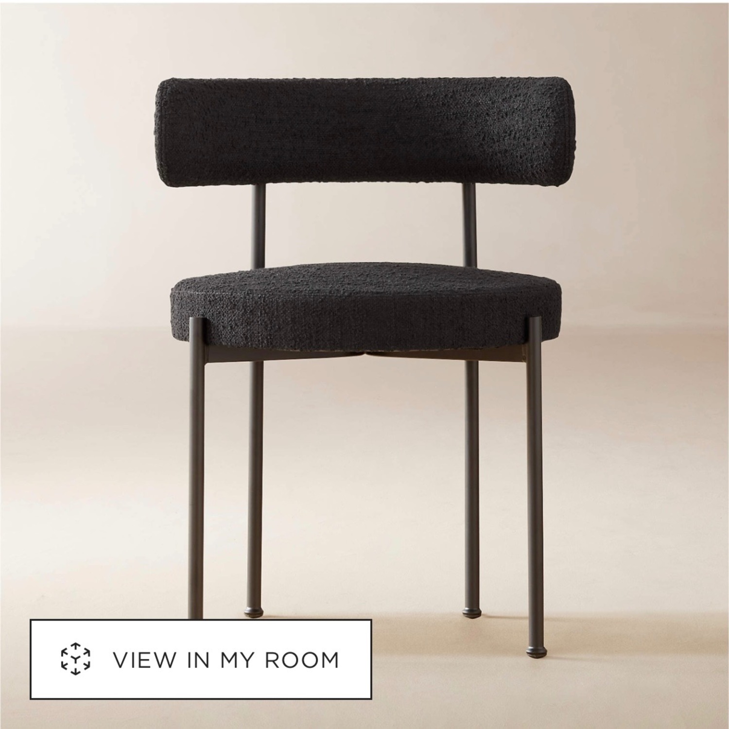 CB2 Inesse Boucle Dining Chairs, Set of 4 - image-4