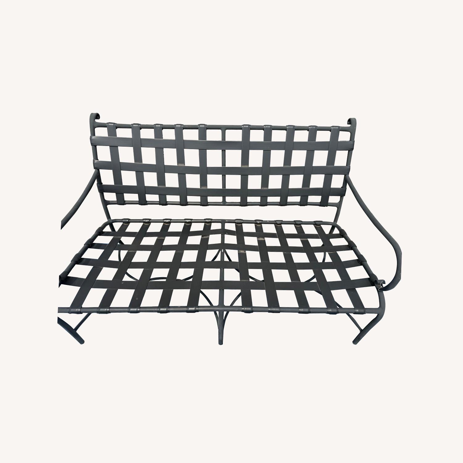 Vintage Brown Jordan Outdoor Loveseat  - image-0