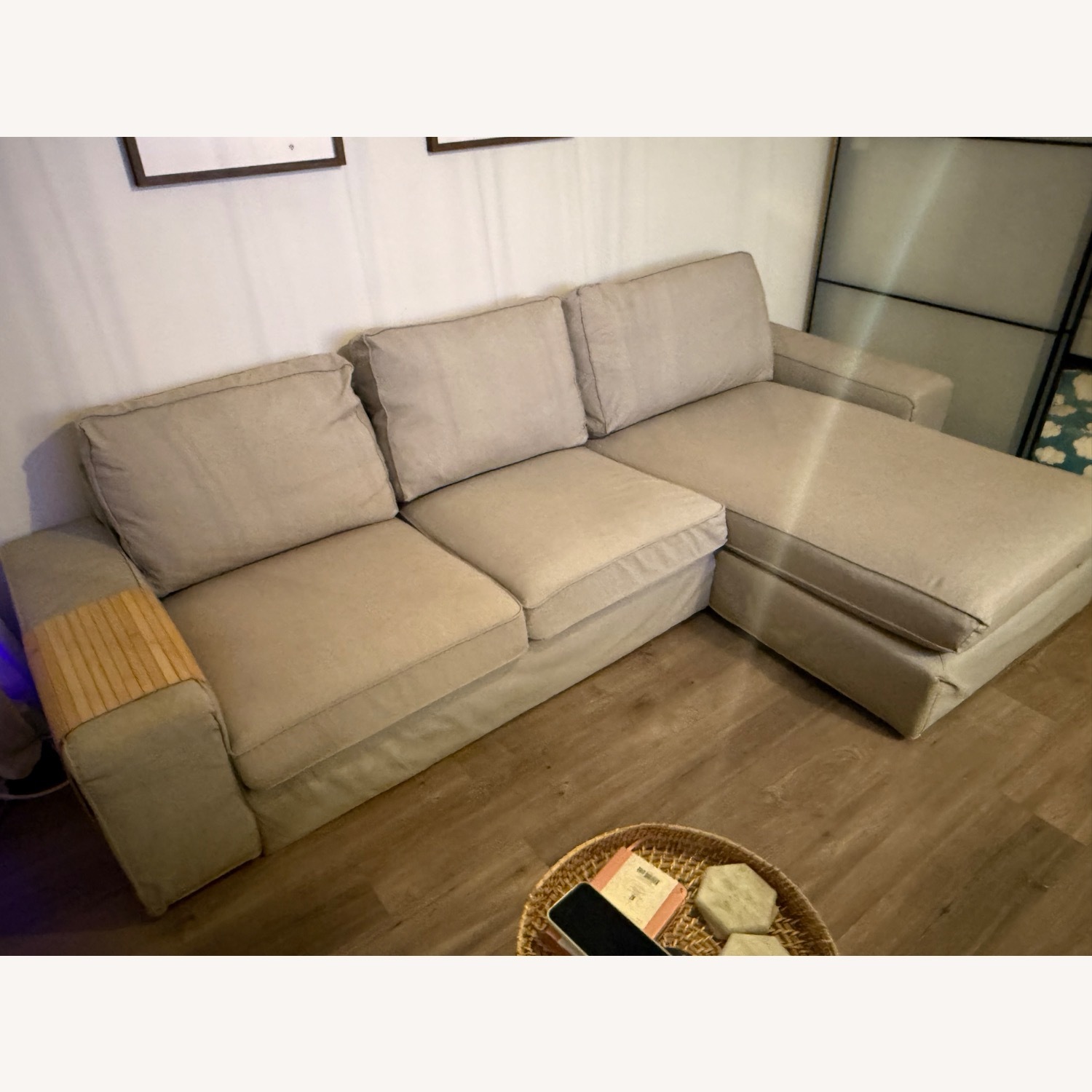 IKEA KIVIK L Shape Sofa - image-1