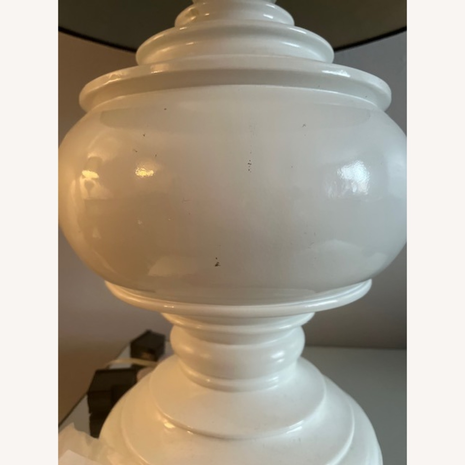 Black and White Ginger Jar Lamps - image-3