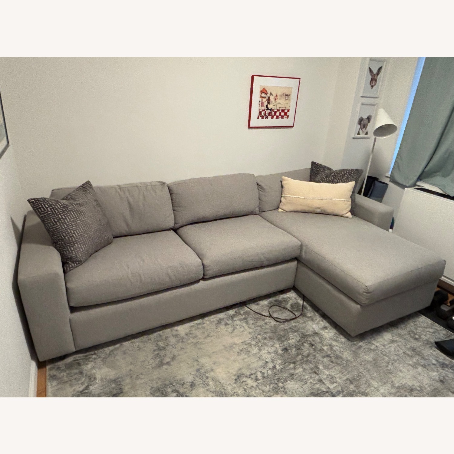 West Elm Sleeper Sofa with Storage - image-1