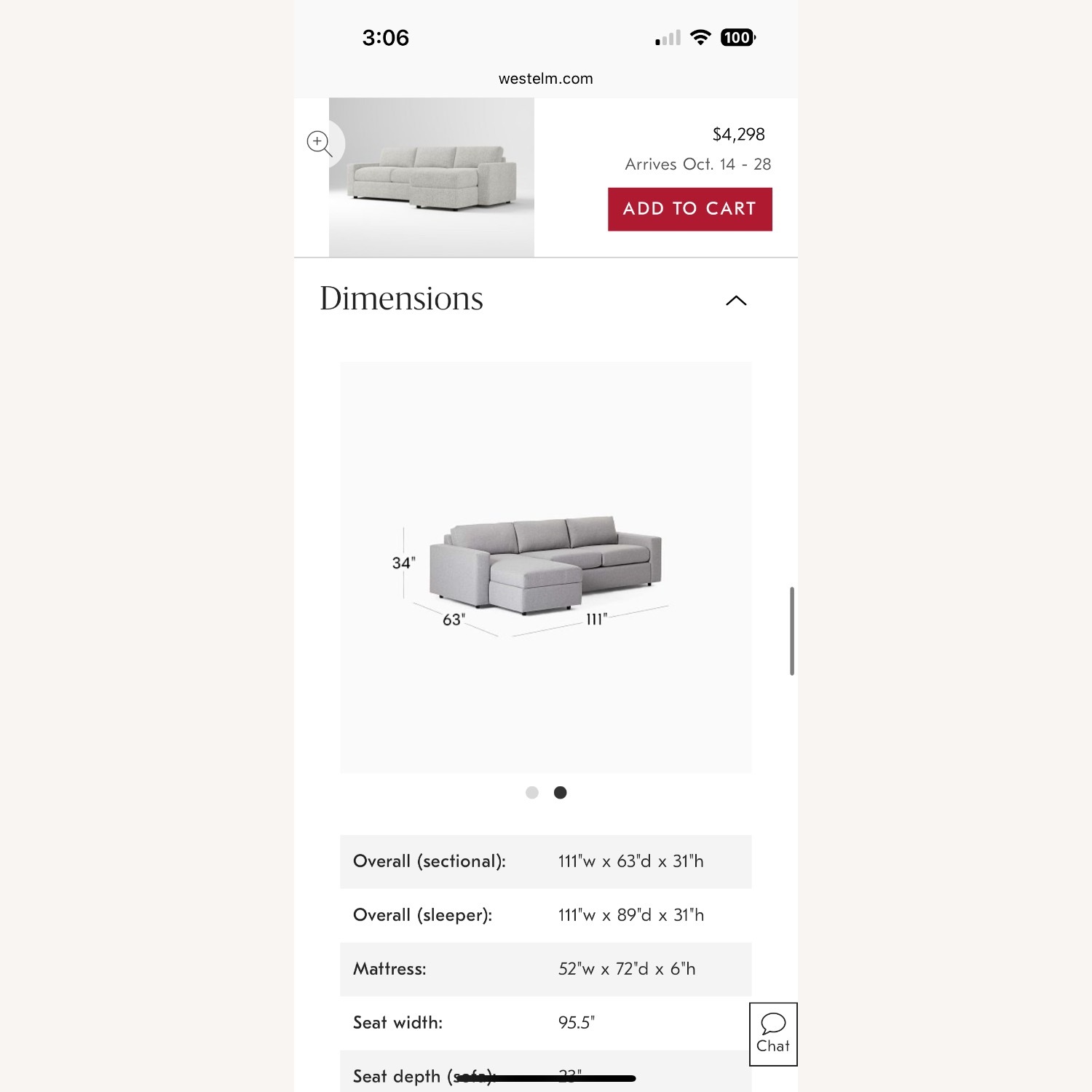 West Elm Sleeper Sofa with Storage - image-10