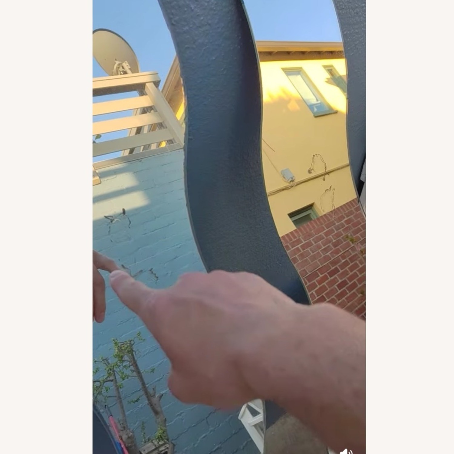 IKEA Vintage Wavy Krabb Wall Mirror 90s - image-20