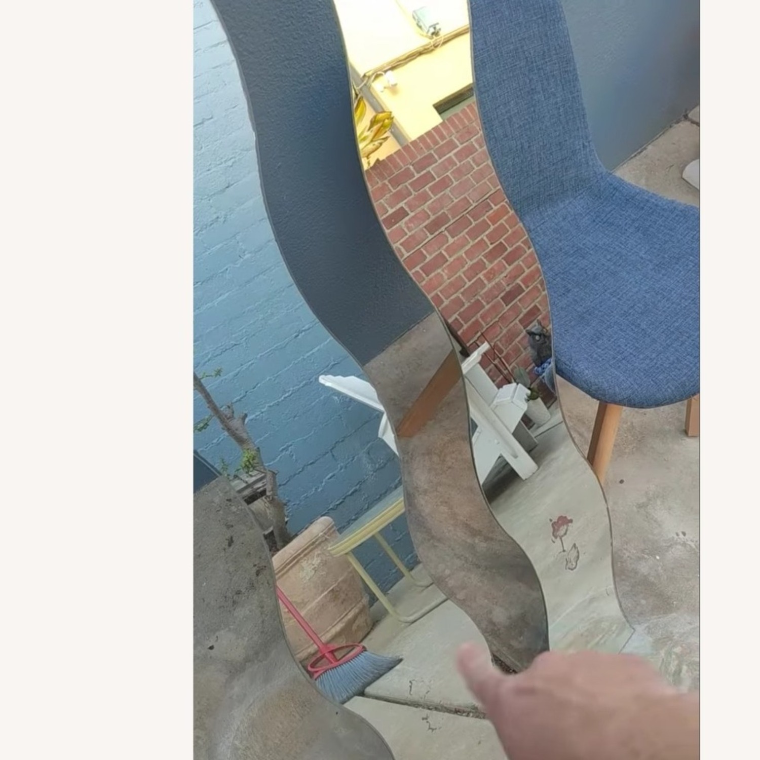 IKEA Vintage Wavy Krabb Wall Mirror 90s - image-7