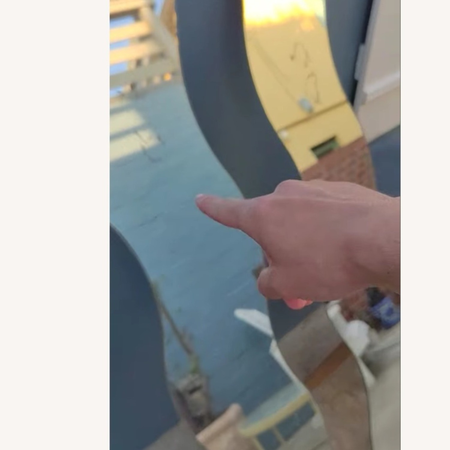 IKEA Vintage Wavy Krabb Wall Mirror 90s - image-4